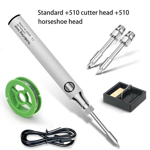 Wireless Mini USB electric soldering iron suit 5V portable 8W soldering pencil household maintenance tools manual welding
