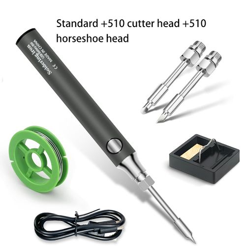 Wireless Mini USB electric soldering iron suit 5V portable 8W soldering pencil household maintenance tools manual welding