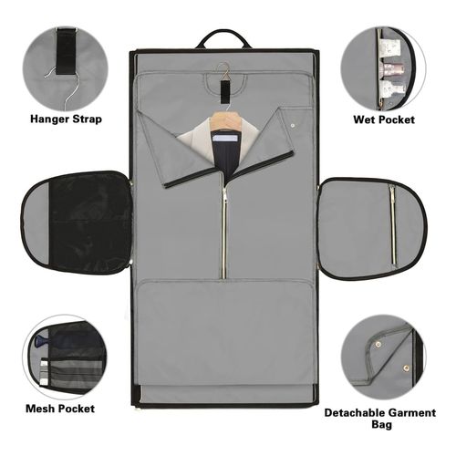 Suit Duffel Bags Backpack Expandable 4 in 1 Garment Bag With Shoulder Strap Oxford Waterproof Large Capacity Travel Luggage Bags