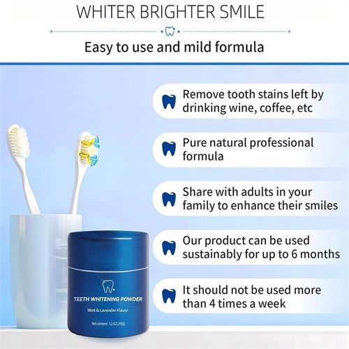 Oralhoe Fresh Breath Cleaning Tartar Teeth Whitening Powder for Oral Care