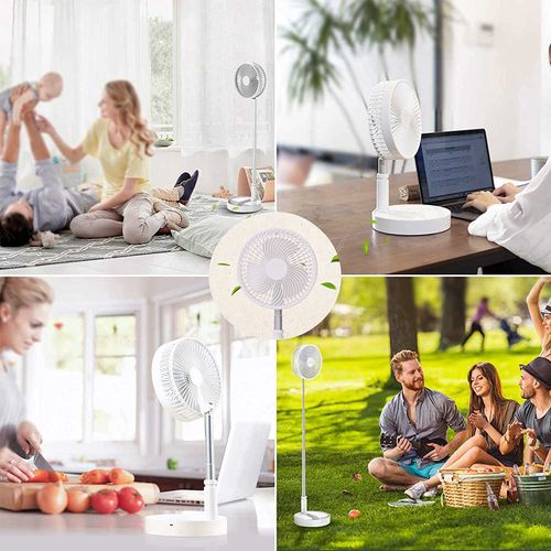 Retractable Fan USB Charging Telescopic Foldable Portable Mini Electric Fan Dormitory Outdoor Cooling Appliances Adjustable Fans