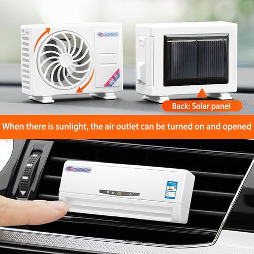 Solar Car Air Freshener Mini Air Conditioning Decorative Aromatherapy Machine Lasting Fragrance Perfume Decorative