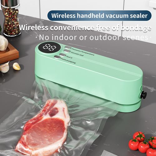 Mini Rechargeable Handheld Vacuum Sealer Portable Vacuum Sealer Machine With 1200mAh Battery and Heating Strip Seal