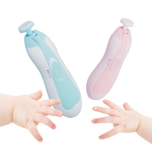 6 in 1 Safe Electric Baby Infant Nail Filer Operated Newborn Nails Care Clippers for Baby Fingernail Nail Trimmer