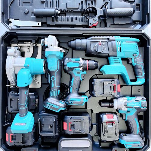 96V Best Lithium Battery Cordless Electric Drill, Power Drill, Brushless Drill Tool Combination Set