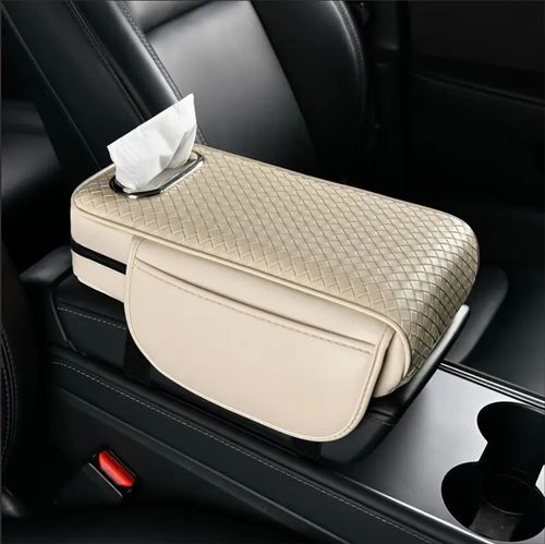 Carvan Car Arm Cushion Box with Tissue Box