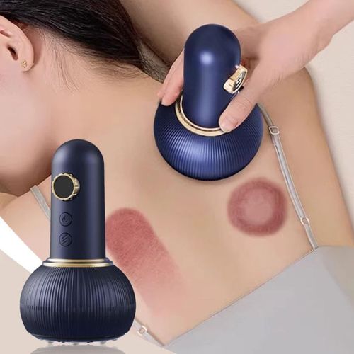 ⌛Electric Cupping Therapy Massager & Meridian Brush Set