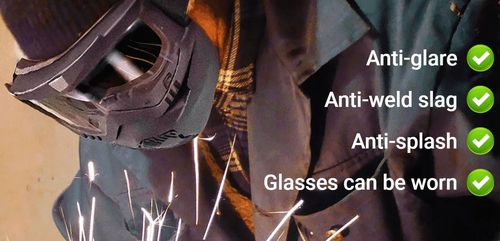 Windproof welding mask