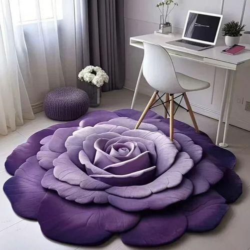 Tapis de sol Floral Plush & Diatomaceous Earth