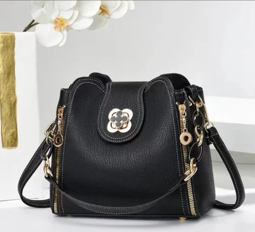 Practical Fashionable Spring Work Commuter Shoulder Crossbody Bag Portable with Zipper Closure Small Sundries Storage Waterproof