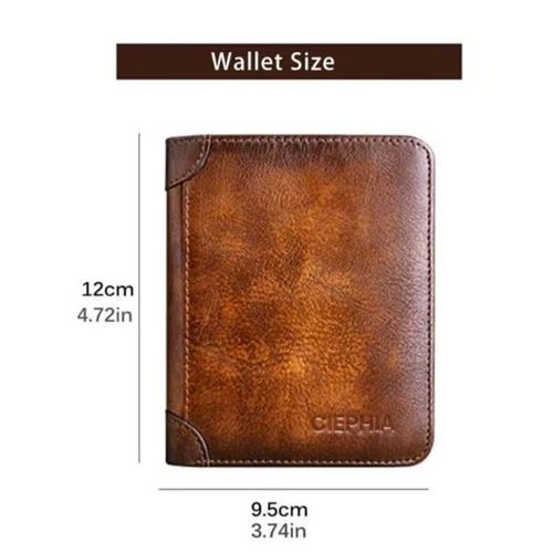 💰Multi-functional RFID Blocking Waterproof Durable Genuine Leather Wallet