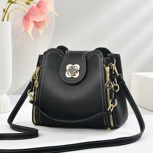 Practical Fashionable Spring Work Commuter Shoulder Crossbody Bag Portable with Zipper Closure Small Sundries Storage Waterproof