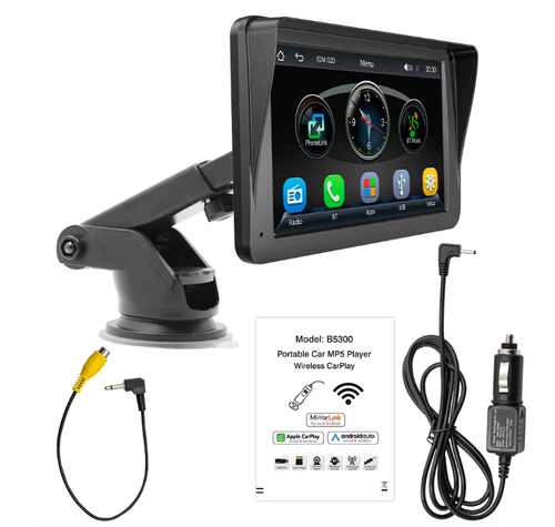 7 inches Touchscreen Car Display with Free Rear View Camera