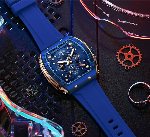 LIGE LG89148 Dropshipping China Male Quartz Watch Stylish Silicone Strap Chrono Calendar in Stock New Business Hand Watch