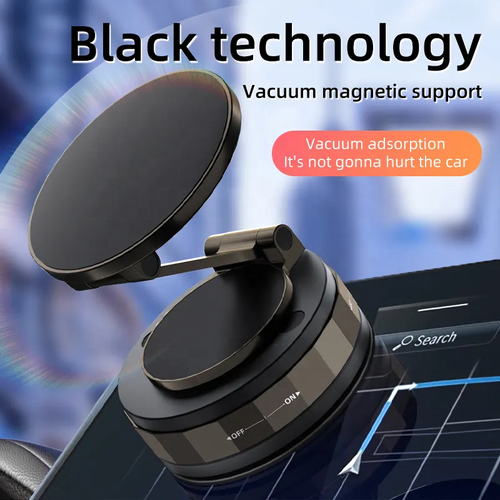 Portable A3 vacuum magnetic suction cup mobile phone holder 360 degree rotating mobile phone holder car retractable mobile phone holder
