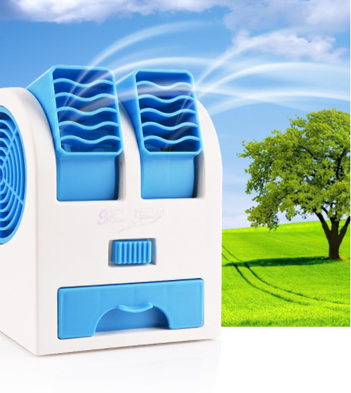 Hot sale multifunctional portable desktop air circulation battery energy fan