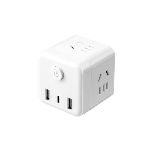 Rubik's Cube Plug C-Type Night Light USB to Multi-Plug Adapter Small Night Light Home Wireless Plug Adapter