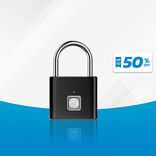 Smart home fingerprint lock keyless waterproof anti-theft smart lock fingerprint padlock zinc alloy smart security