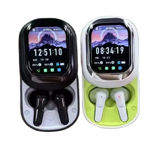 Noise Cancelling TWS Earbuds LX-10 LCD Full Touchscreen Gaming Wireless Earbuds TWS ANC ENC Earbuds