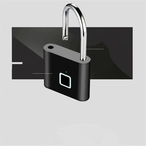 Smart home fingerprint lock keyless waterproof anti-theft smart lock fingerprint padlock zinc alloy smart security