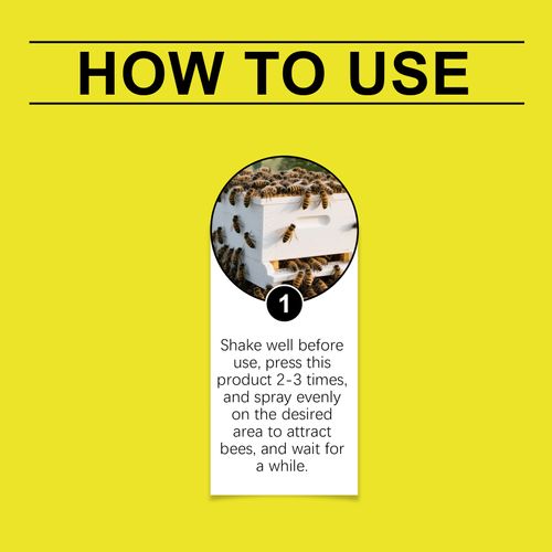 Bee attractant agent Outdoor gardening bee attractant Bee colony attraction tool for daily management of apiaries