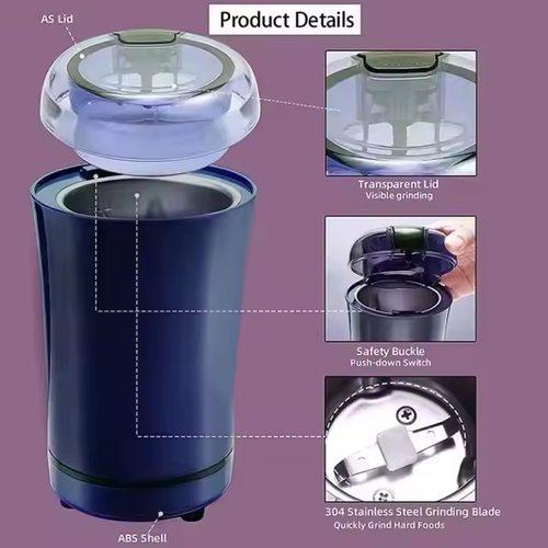 Multi-function automatic mini electric coffee grinder home beans food grinder manual coffee grinder