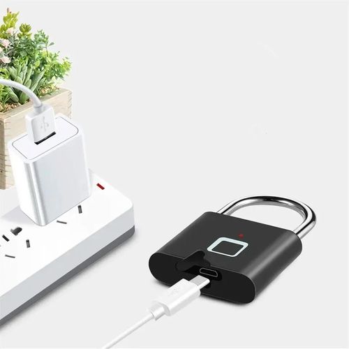 Smart home fingerprint lock keyless waterproof anti-theft smart lock fingerprint padlock zinc alloy smart security