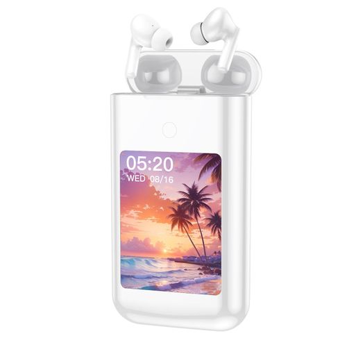A98 Box ANC ENC Wireless Earbuds + Power Bank + Flashlight 3-in-1 Touchscreen Earbuds and Headphones, Battery Capacity > 5000 mAh