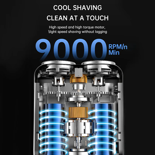 ✨DLJ-CePin✨Portable Mini Men's Electric Shaver – AI Beard Sensing, Magnetic Head, Fast Charge