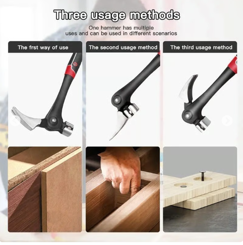✨DLJ-CePin✨️Multifunctional Magnetic Claw Hammer Tool