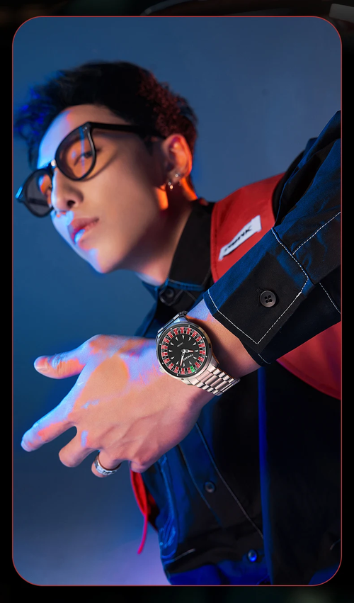✨DLJ-CePin✨Silver-tone steel-banded mechanical watch