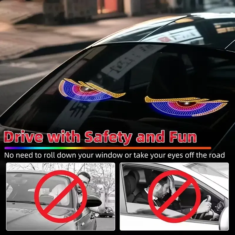 🔥ZZP-CEPIN🔥Car LED Devil Eye Decorative Light,Car Rear Tail Light