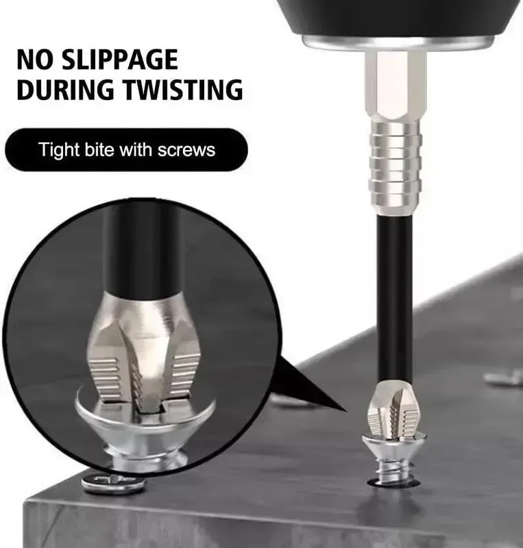 🔥ZZP-CEPIN🔥Impact-Resistant and Non-Slip Bit,Impact Driver Bit Set,Titanium Alloy Impact Non-Slip Cross Head,High Magnetic Screwdriver Drill Bit