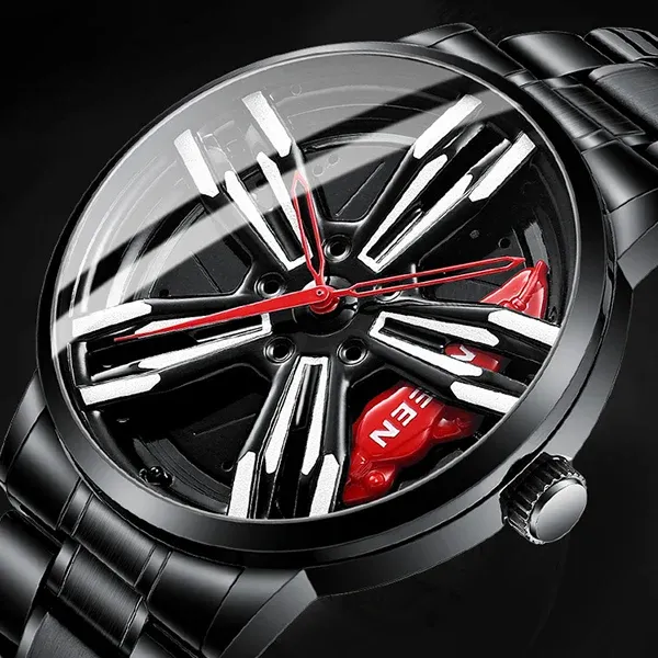 sjd⚡Hot Sales 49% OFF 🌟⚡Car Men's RotatingWheel Watch