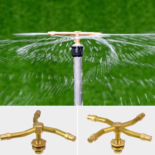 4 arm automatic rotary sprinkler with water-sealing tape