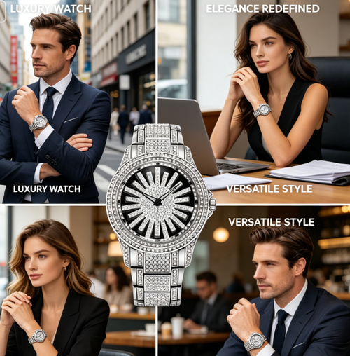 ✨DLJ-CePin✨Rotating Diamond-Set Fashion Watch