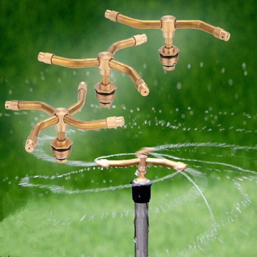 4 arm automatic rotary sprinkler with water-sealing tape