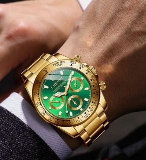 zhy-cepin🧡MJAA™-Waterproof business men's gold watch