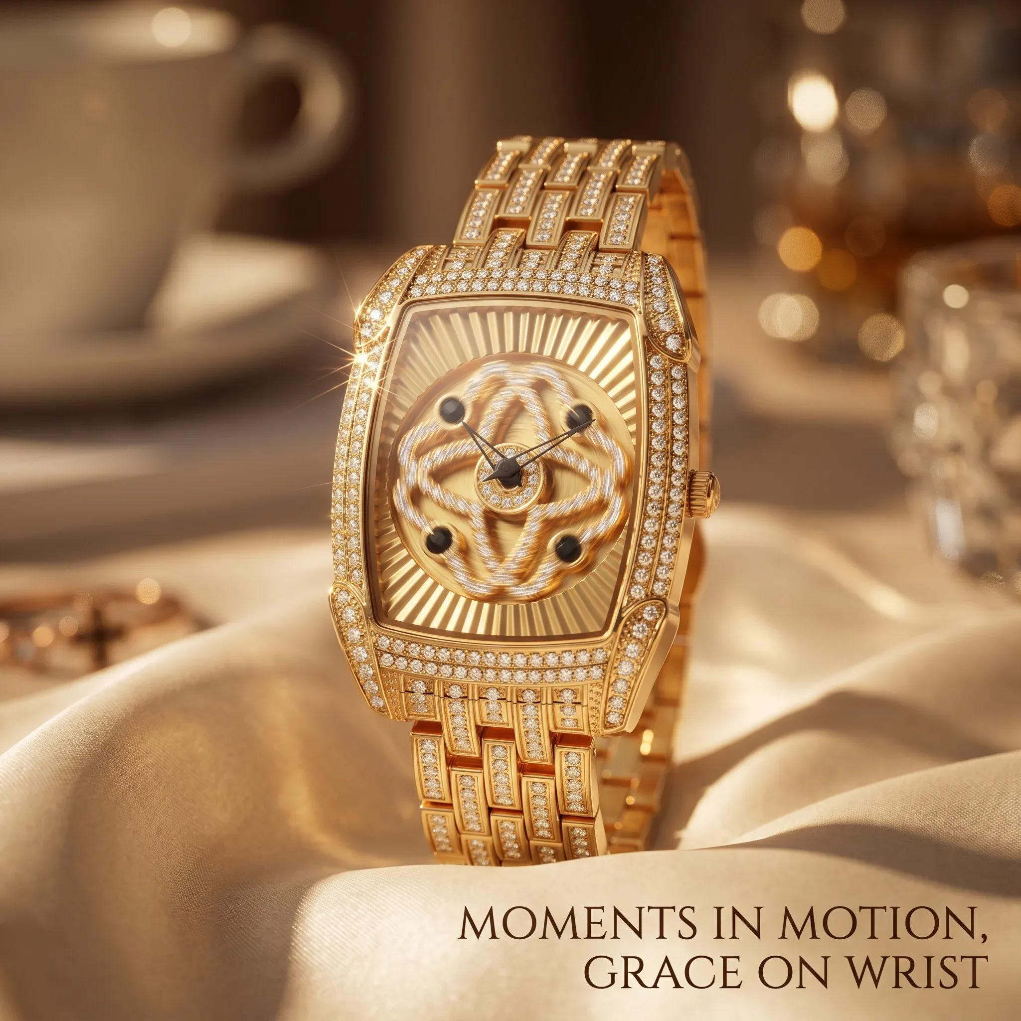 ✨DLJ-CePin✨Women's fashion watch with a rotating crystal dial