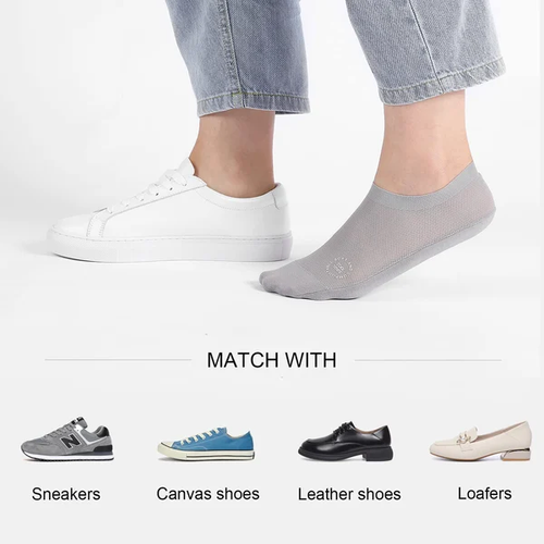 Ultra Thin Liner Non Slip No Show Socks (3 Pairs)