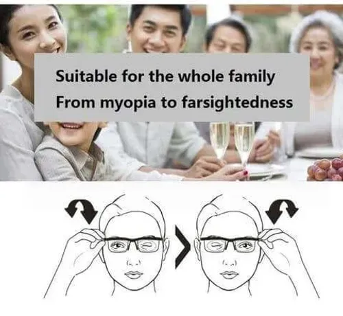 Adjustable focus glasses