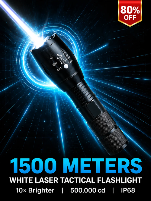 ✨DLJ-CePin🔥High Power Zoomable White Laser Flashlight