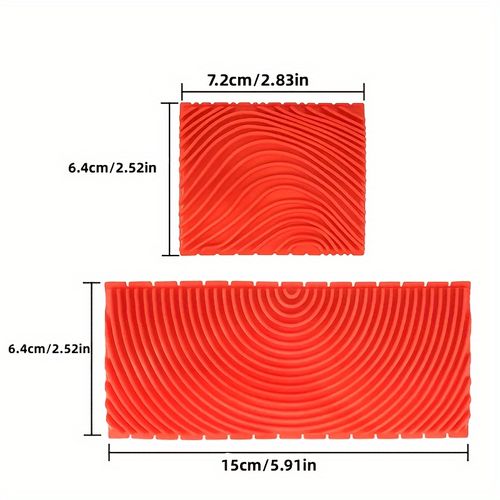 sjd (2pcs) Natural Woodgrain Maker