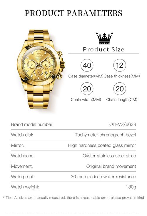 zhy-cepin🧡MJAA™-Waterproof business men's gold watch