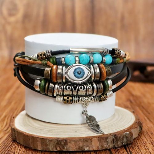 Evil Eye layered Bracelet