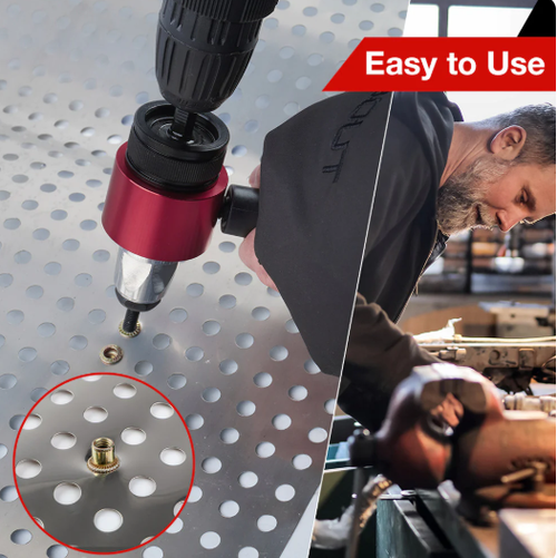 ✨DLJ-CePin✨M3-M8 Electric Rivet Gun Adapter Kit