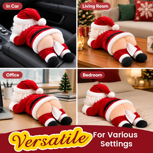 ✨DLJ-CePin✨Funny Santa Butt Tissue Box