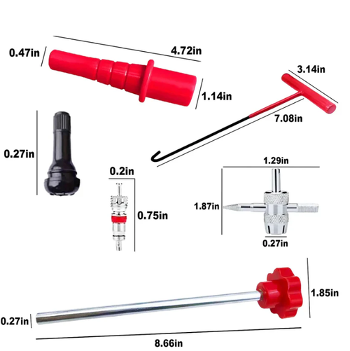 ✨DLJ-CePin✨🚗14-piece quick tire valve changer tool kit🚗