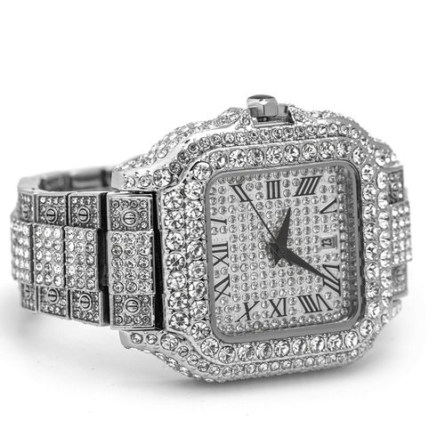sjd🔥Luxury Diamond Trend Watch | Luxurious Rhinestone Unisex Bracelet Watch — 2026 New Model