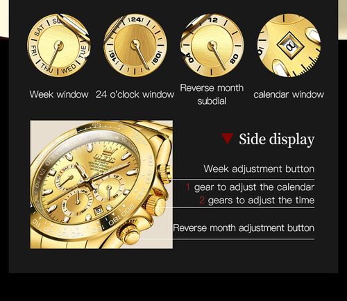 zhy-cepin🧡MJAA™-Waterproof business men's gold watch